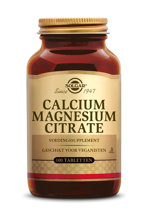 Calcium Magnesium Citrate 100 tabletten Solgar