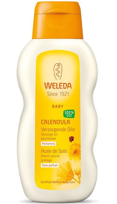 Calendula baby verzorgende olie 200 ml Weleda