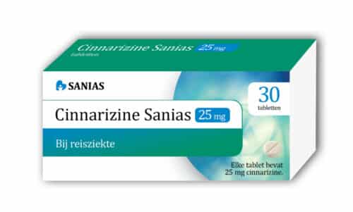Cinnarizine 25 mg 30 tabletten Sanias