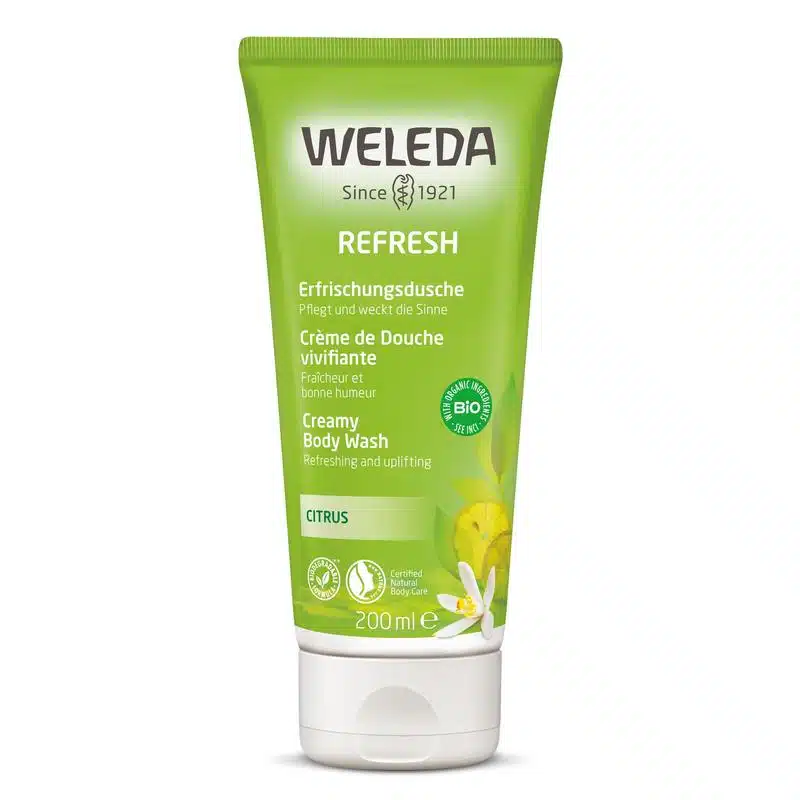 Citrus verfrissingsdouche 200 ml Weleda