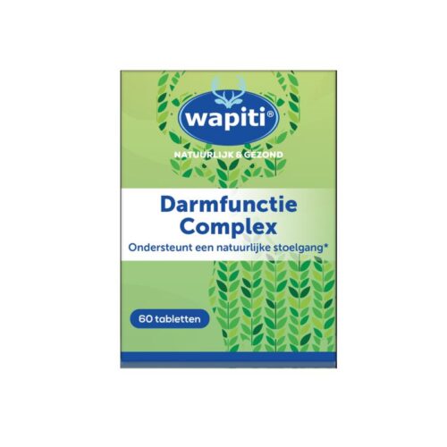 Darmfunctie complex 60 tabletten Wapiti