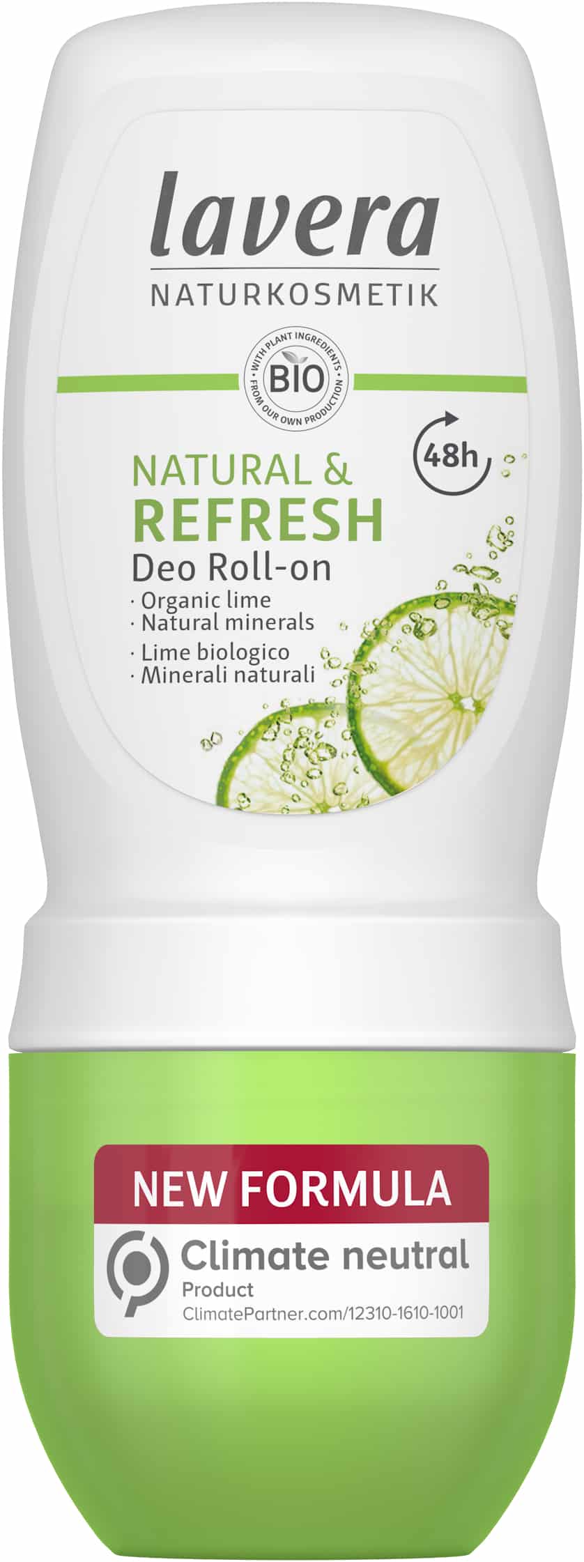 Deodorant roll-on natural & refresh bio 50 ml Lavera