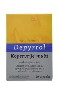 Depyrrol koper & ijzer vrij multi 60 capsules