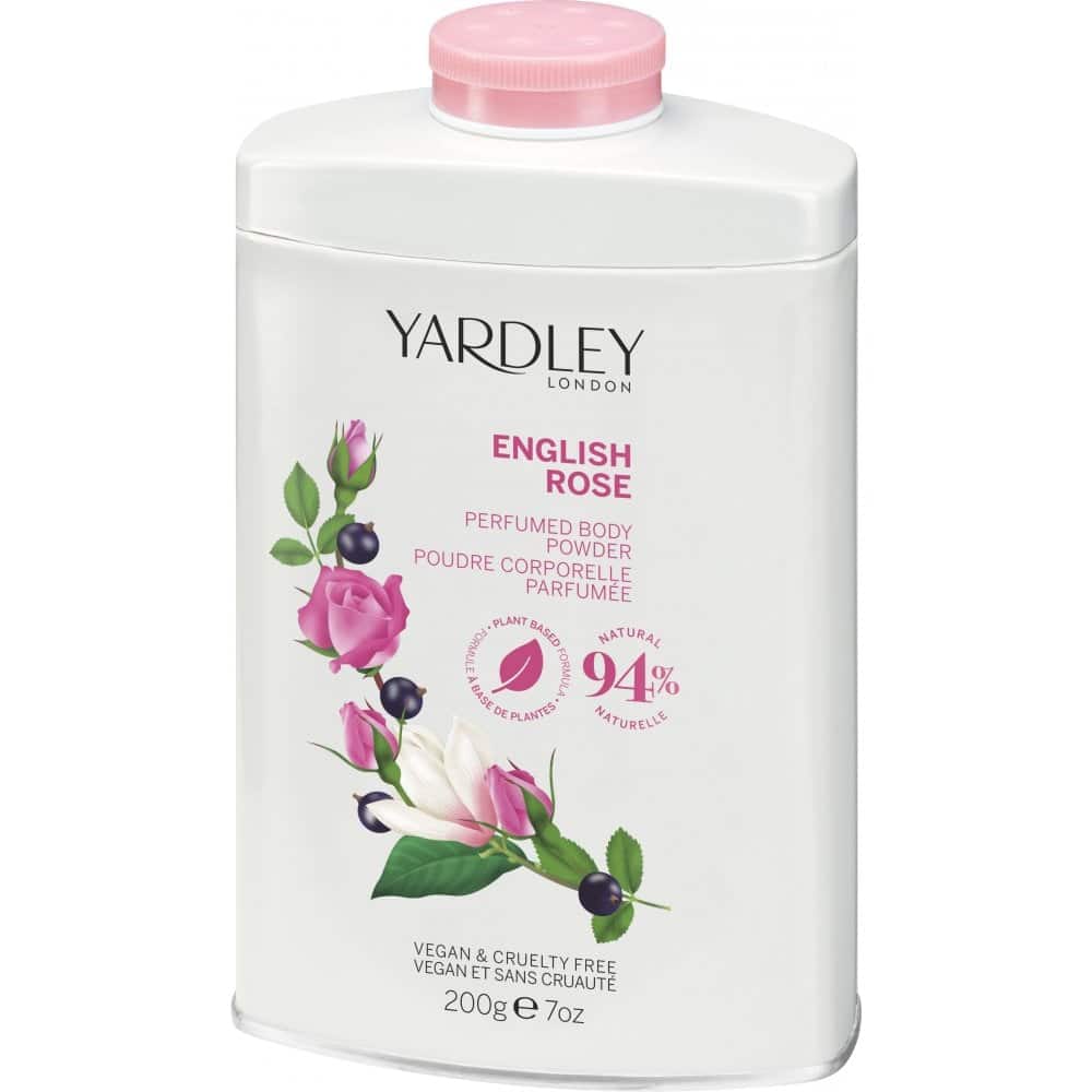 English Rose talc 200 gram Yardley