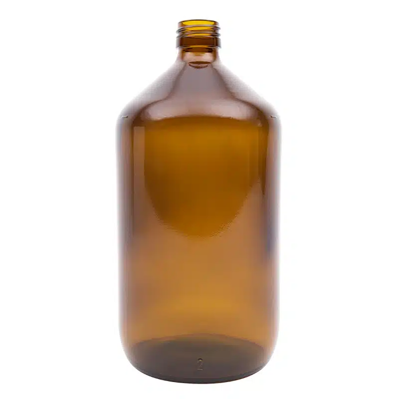 Fles Medicijnfles gedopt 1000 ml