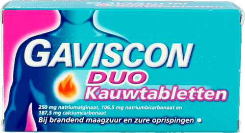 Gaviscon Duo 24 kauwtabletten
