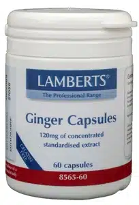 Gember (ginger) 60 vegicapsules Lamberts