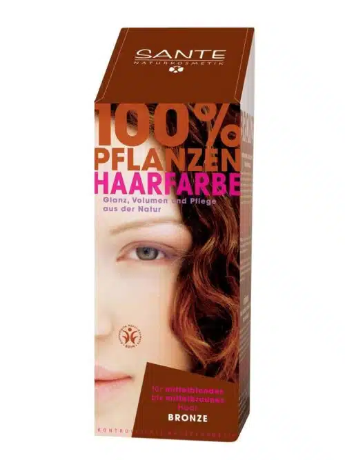Haarverf brons bruin BDIH 100 gram Sante