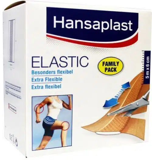 Hansaplast elastisch 5 meter 6 cm