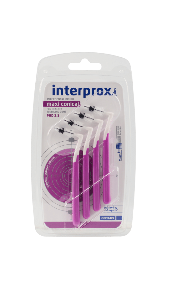 Interprox plus maxi 4,2-5,7 mm (paars) 4 stuks