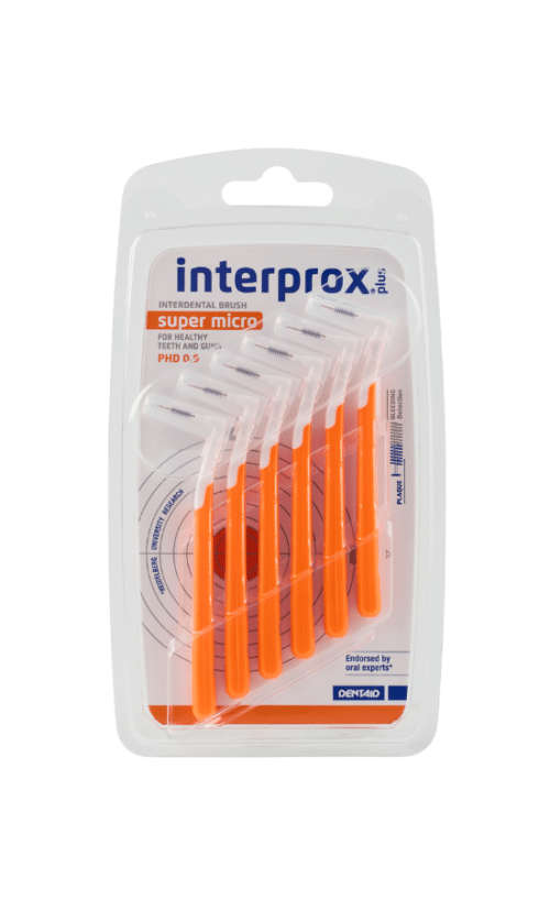 Interprox plus super micro 2 mm 6 stuks (oranje)