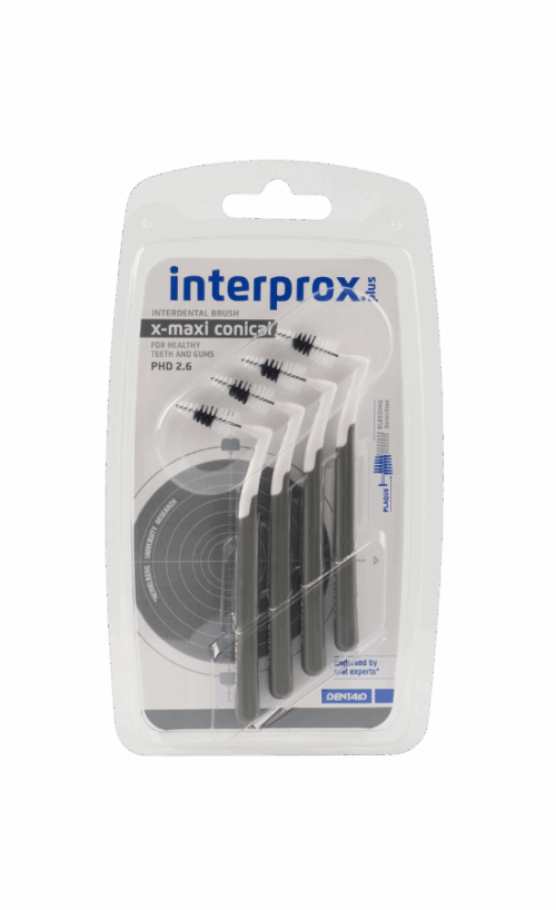 Interprox plus X-maxi 4.5-9.0mm 4 stuks (grijs)