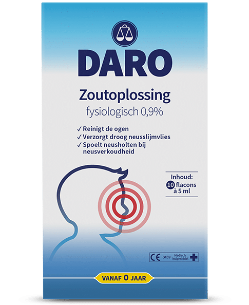 Kinder fysiologische zoutopl 10 x 5 ml Daro