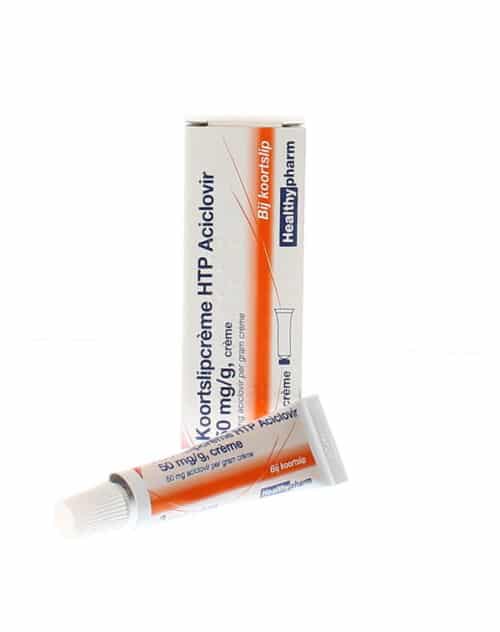 Koortslip crème aciclovir 3 gram Healthypharm