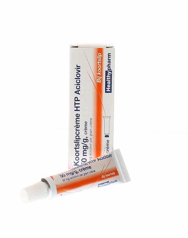 Koortslip crème aciclovir 3 gram Healthypharm