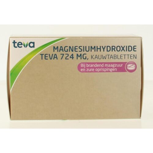 Magnesiumhydroxide 724 mg 100 tabletten Teva