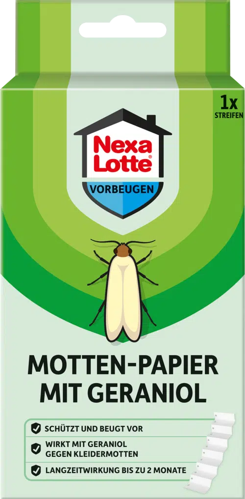 Mottenpapier mer Geraniol 1 stuk Nexa Lotte