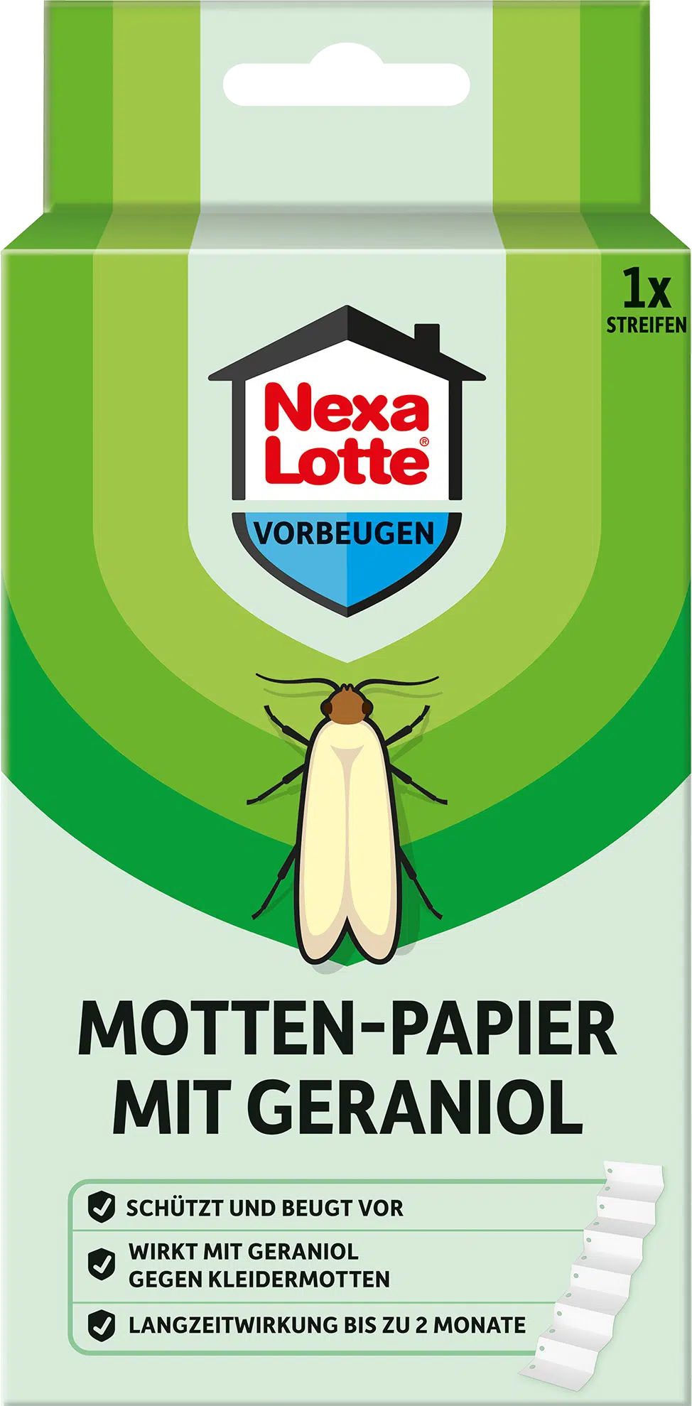 Mottenpapier mer Geraniol 1 stuk Nexa Lotte