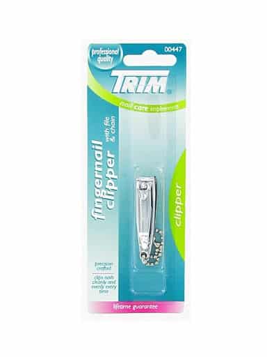 Nagelknipper klein 1 stuk vijl + ketting Trim