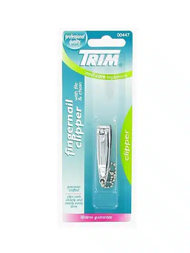 Nagelknipper klein 1 stuk vijl + ketting Trim