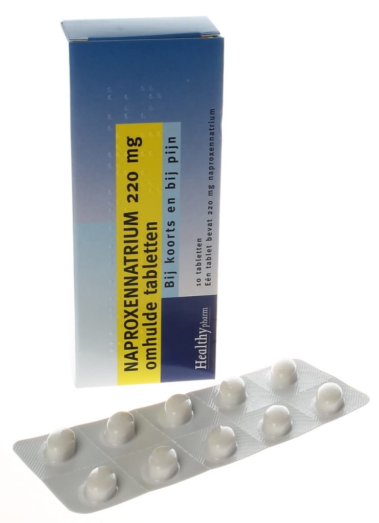 Naproxennatrium 220 mg 10 tabletten Healthypharm