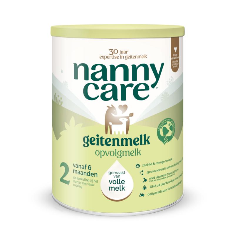 Opvolgvoeding geitenmelk 800 gram Nannycare