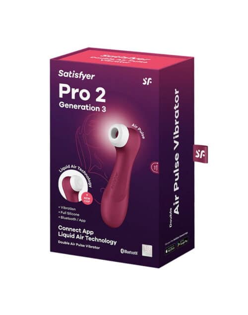 Satisfyer Pro 2 generatie 3 (app control) wijn rood