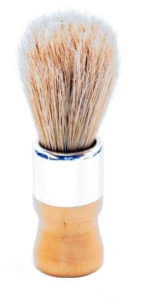 Kappersscheerkwast 1 stuk Vergulde Hand