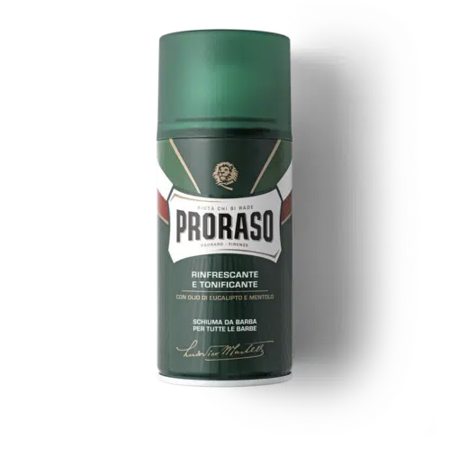 Scheerschuim met Eucalyptus & Menthol 50 ml reisverpakking (groen) Proraso