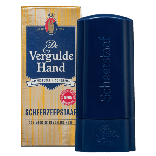 Scheerzeep staaf 75 gram Vergulde hand