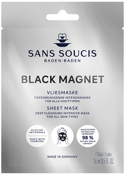 Sheet mask Black Magnet 1 stuk Sans Soucis