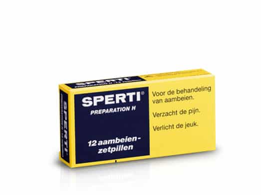 Sperti preparation H 12 zetpillen