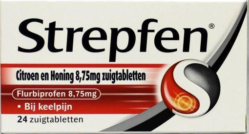 Strepfen citroen & honing 24 zuigtabletten
