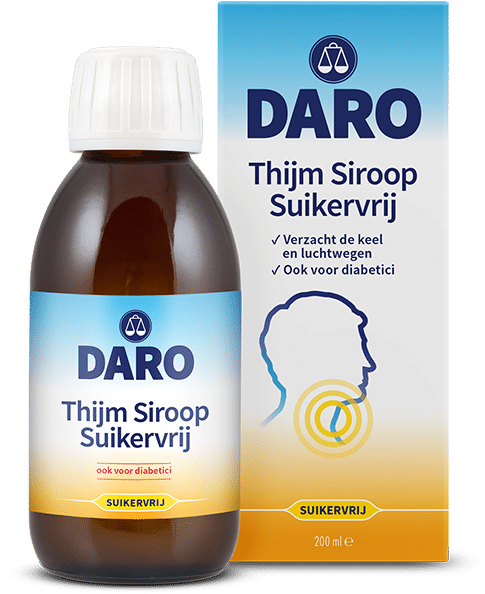 Thijmsiroop suikervrij 200 ml Daro
