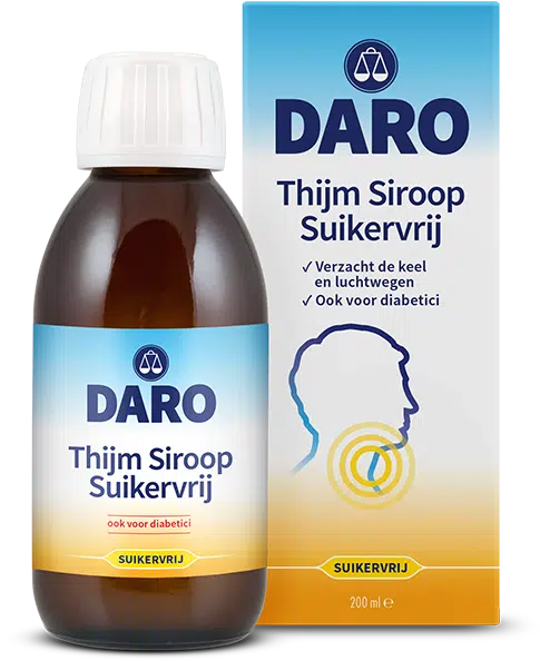 Thijmsiroop suikervrij 200 ml Daro