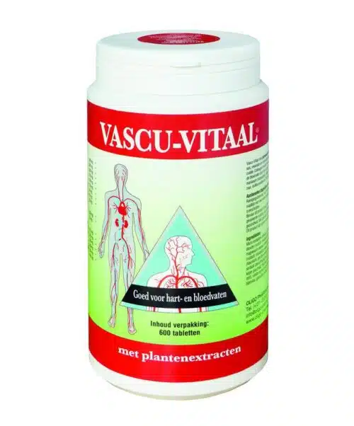 Vascu vitaal met plantenextracten 600 tabletten