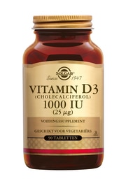Vitamin D-3 1000 IU 180 tabletten Solgar