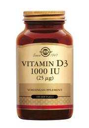 Vitamin D-3 1000 IU 250 softgels Solgar