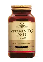 Vitamin D-3 400 IU 100 softgels Solgar