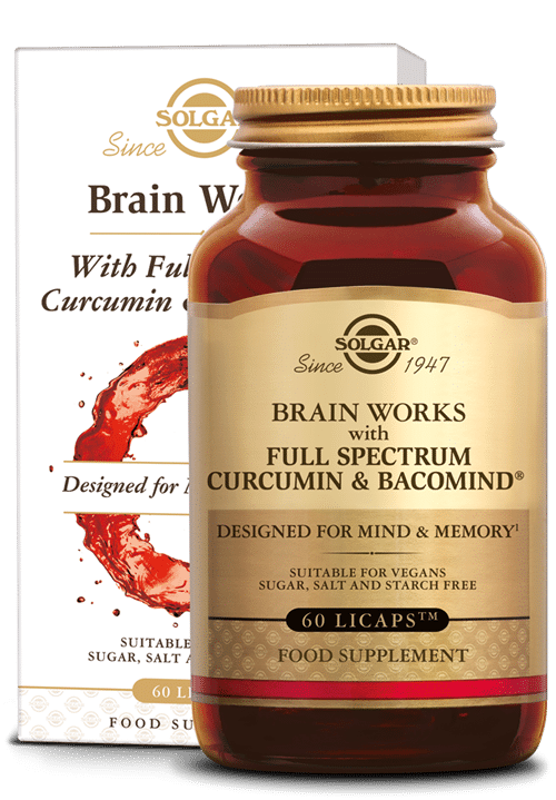 Brain Works 60 plantaardige capsules Solgar