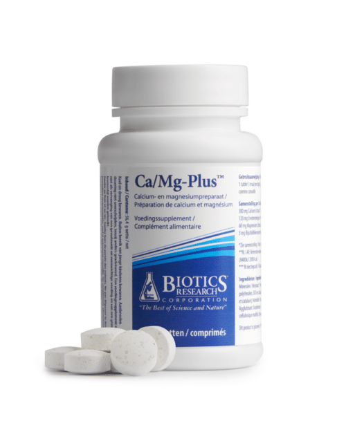 Calcium-en magnesiumcitraat plus 60 tabletten Biotics