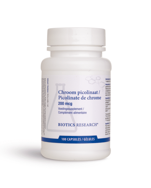 Chroom picolinaat 200 mcg 100 capsules Biotics