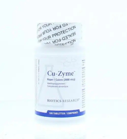 CU-Zyme 2 mg 100 tabletten Biotics