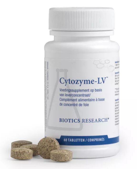 Cytozyme LV lever 60 tabletten Biotics