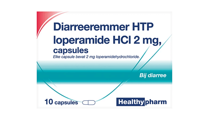 Diarree remmer 2mg loperamide 10 capsules Healthypharm