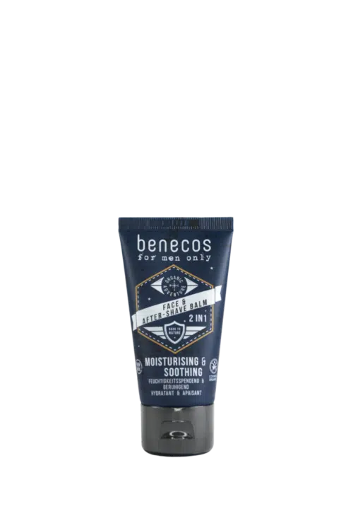 For men face aftershave balm 2in1 50 ml Benecos
