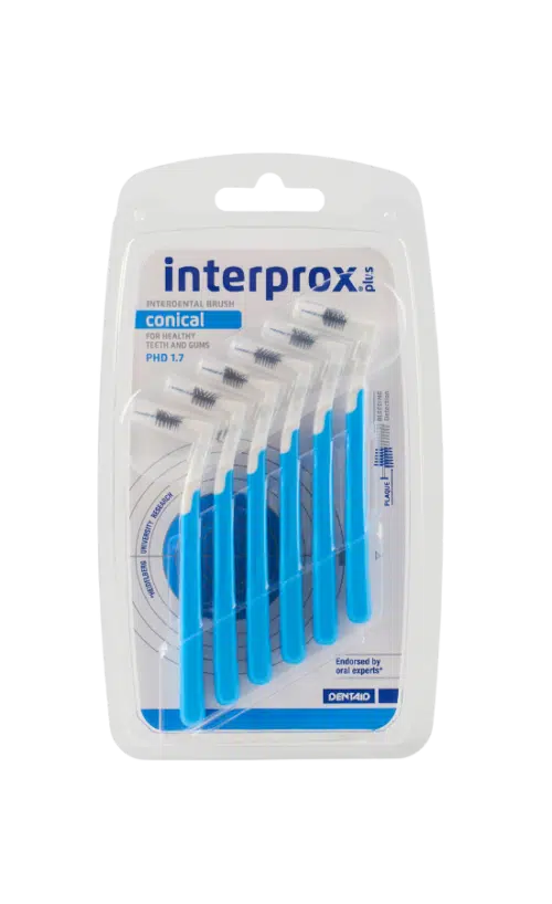 Interprox plus conisch 3.5-6 mm 6 stuks (blauw)