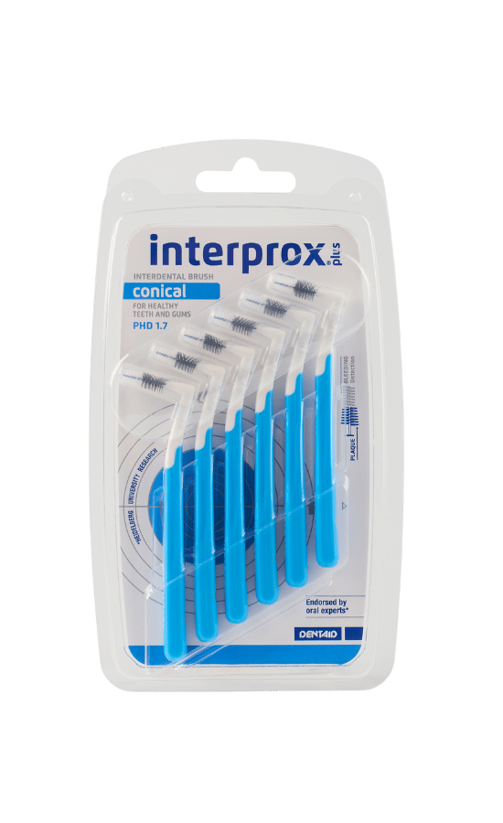 Interprox plus conisch 3.5-6 mm 6 stuks (blauw)