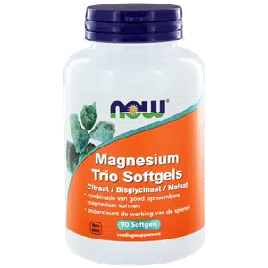 Magnesium trio 90 softgels NOW