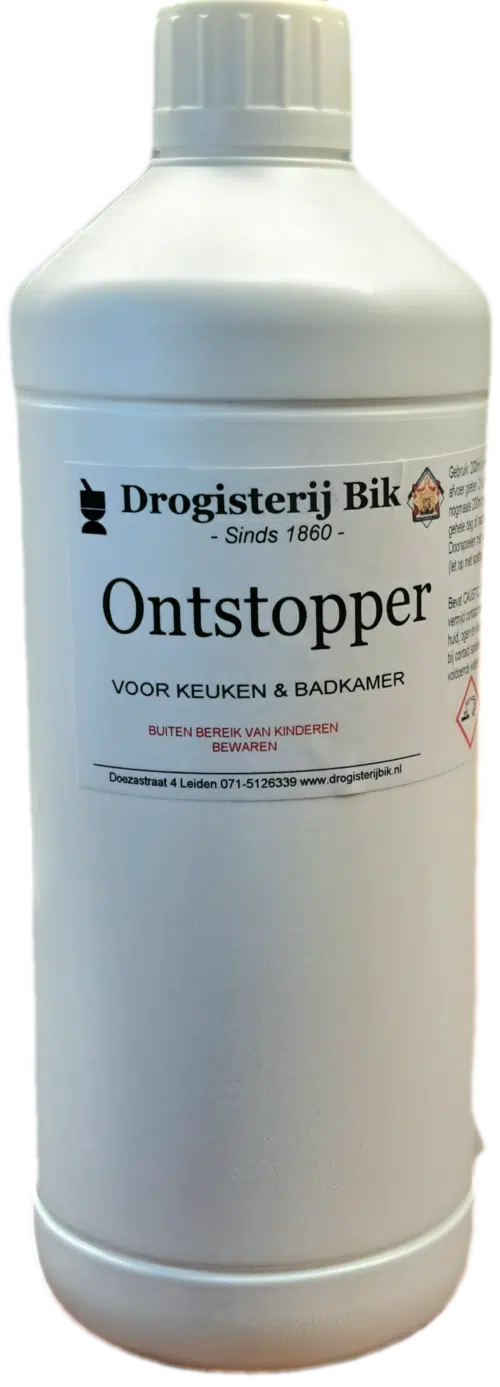 Vloeibare Ontstopper 1 liter Drogisterij Bik